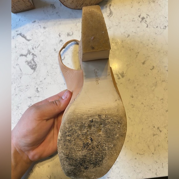 Chunky wedges, pre-loved, minimal marks. - Picture 7 of 7